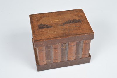 Lot 250 - A collection of five vintage middle and far eastern treen cigarette dispensers