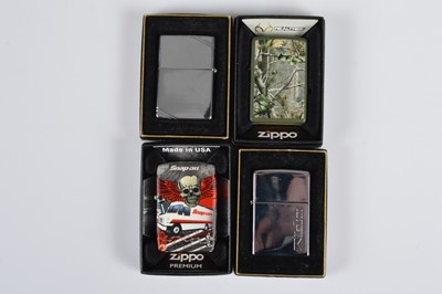 Lot 261 - A collection of unused Zippo Lighters
