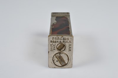 Lot 282 - A Cartier Ovale bi-metal pocket lighter