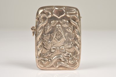 Lot 283 - A base metal Trick Opening Vesta Case