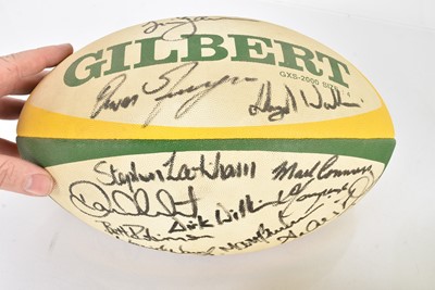 Lot 307 - A small selection of signed Rugby Balls