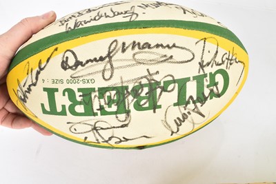 Lot 307 - A small selection of signed Rugby Balls