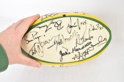 Lot 307 - A small selection of signed Rugby Balls