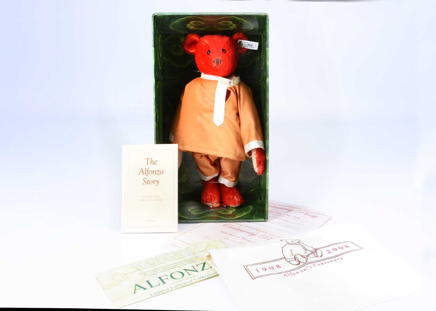 Lot 5 - A Steiff  limited edition Alfonzo 1908 replica teddy bear
