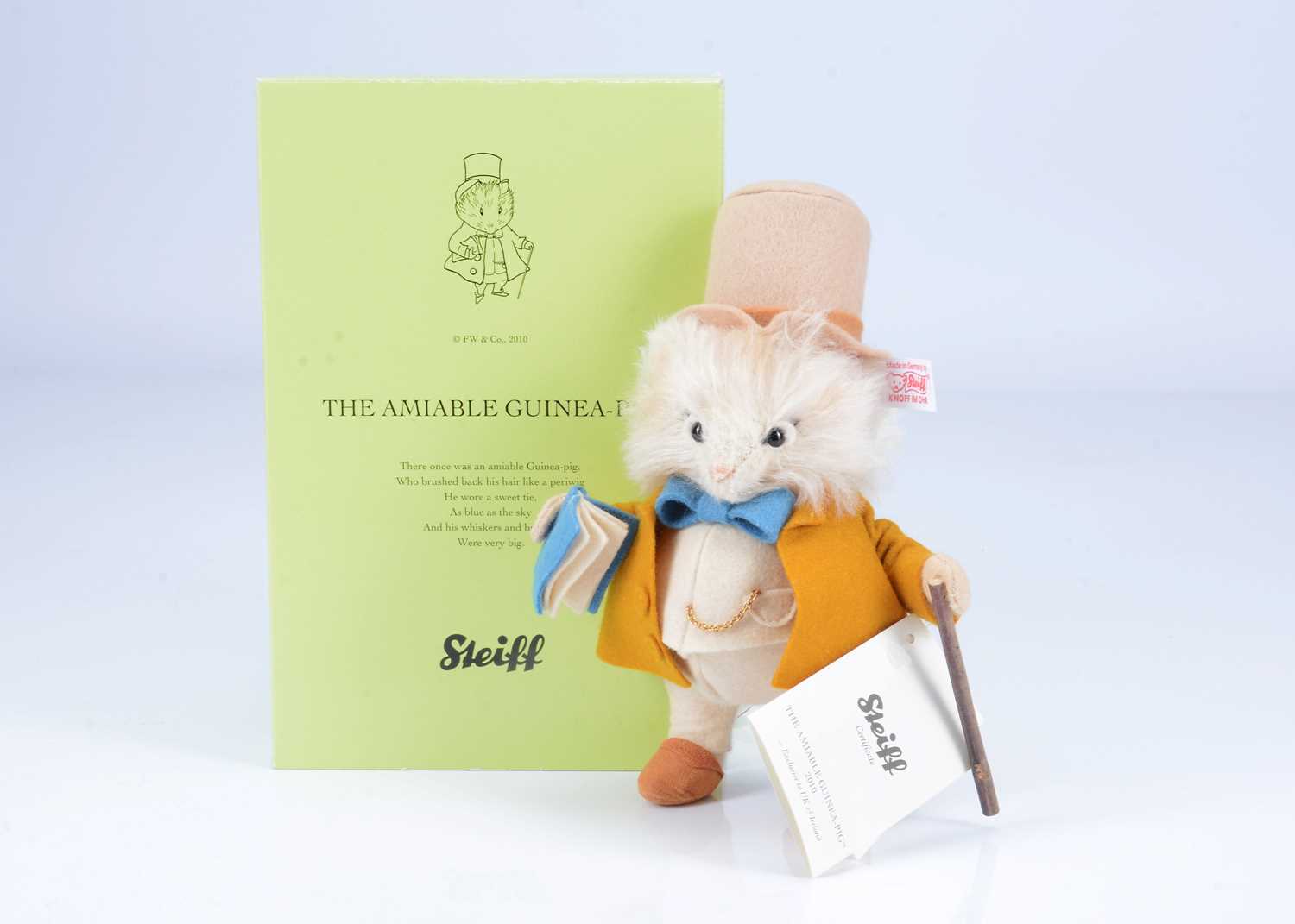 Lot 7 - A Steiff limited edition Beatrix Potter Amiable Guinea Pig from the Appley Dapply's nursery rhymes