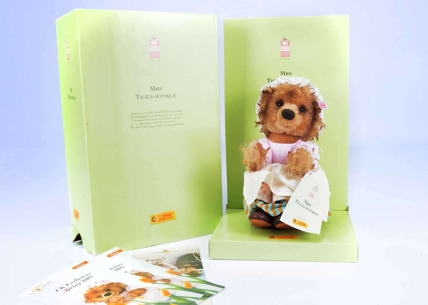 Lot 8 - A Steiff limited edition Beatrix Potter Mrs Tiggy-Winkle