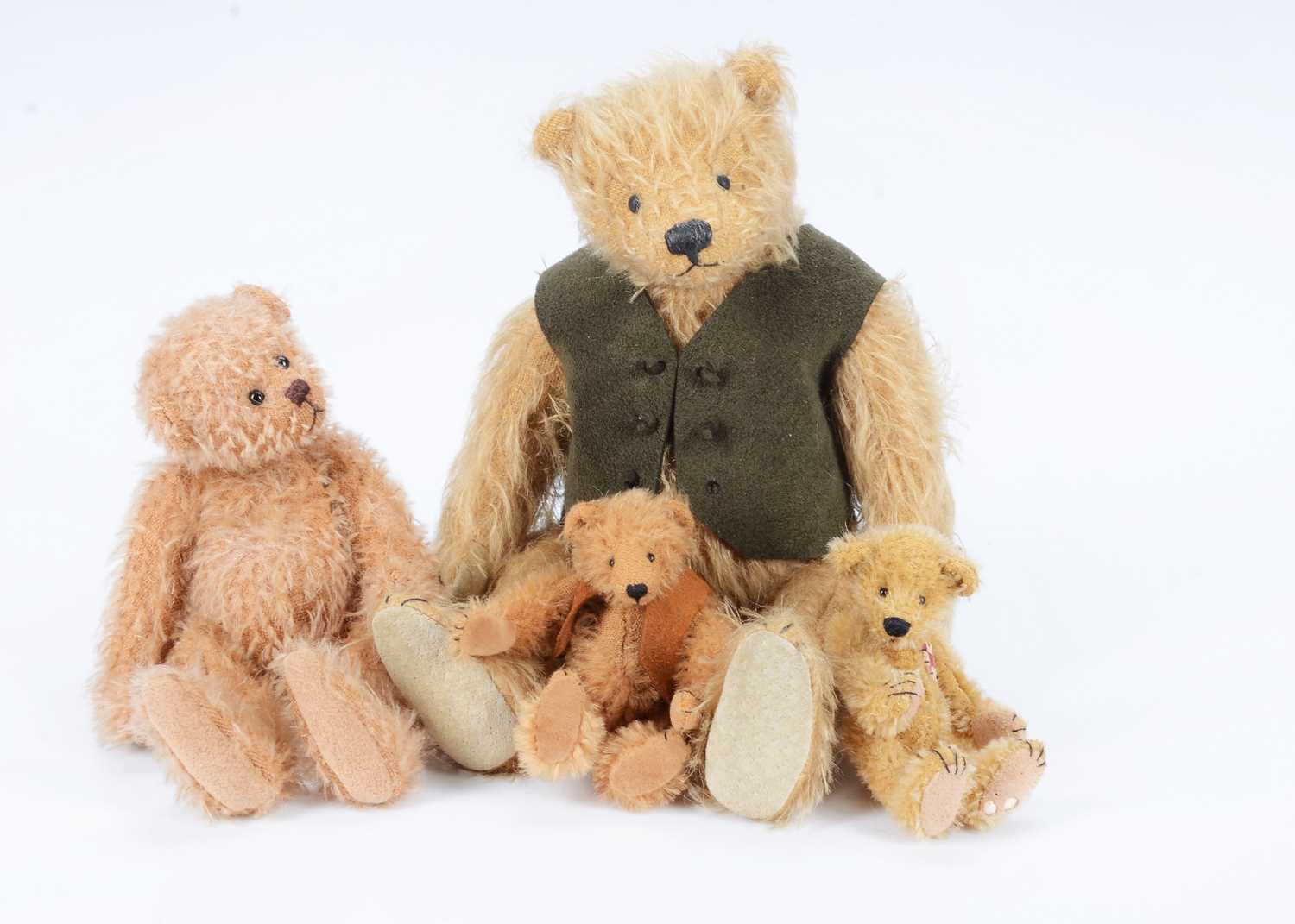 Lot 35 - Four artisit teddy bears