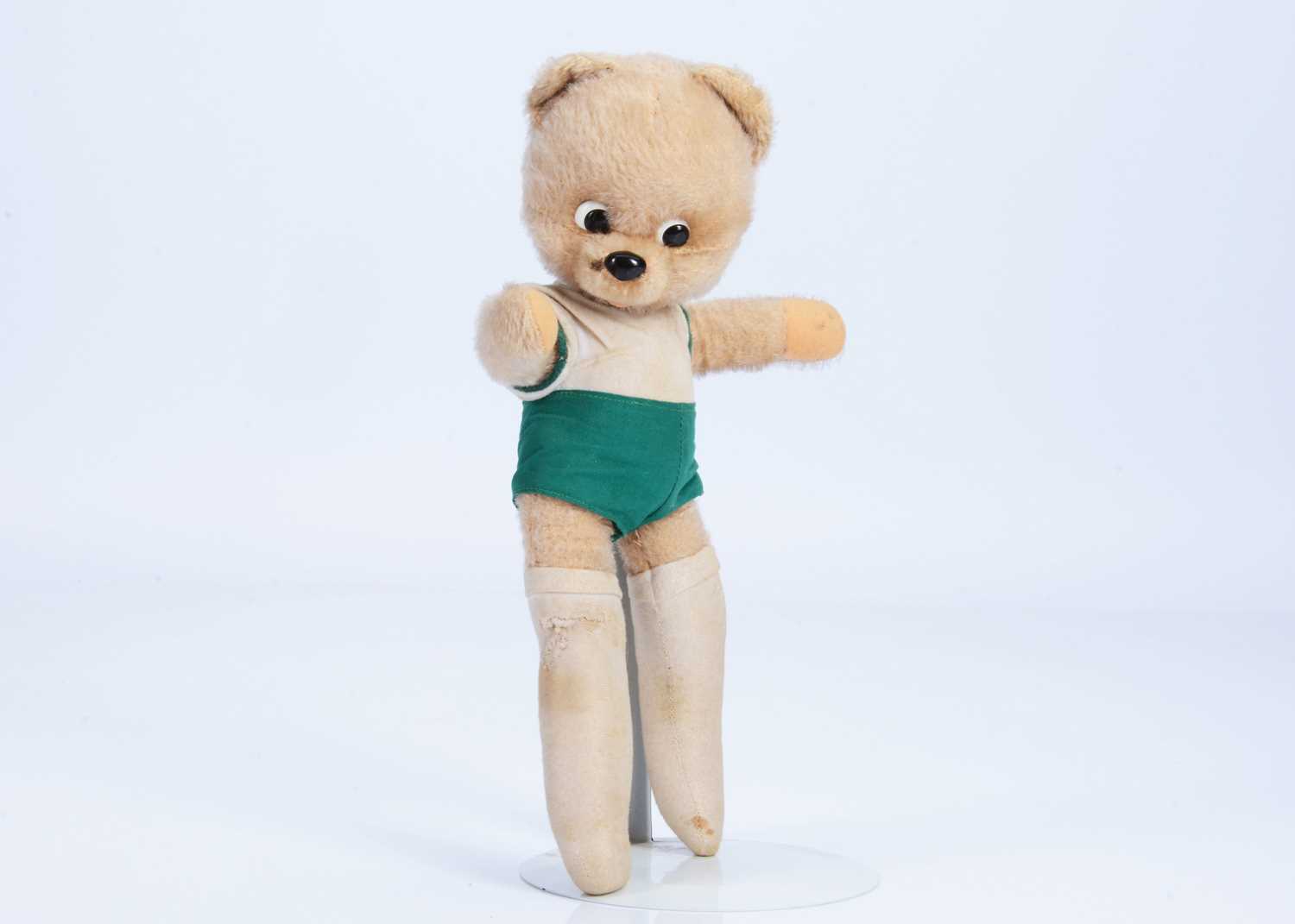 Lot 63 - A 1960s Schuco Bigo Bello Football player teddy bear