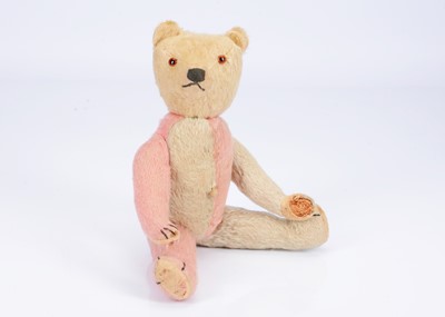 Lot 71 - A 1930s  pink and blue Clown teddy bear possibly American