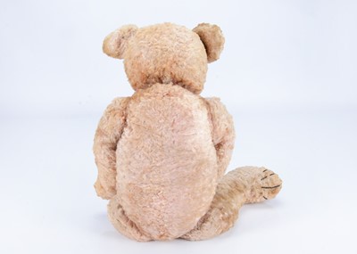 Lot 81 - A 1930s Omega pink art silk teddy bear