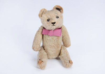 Lot 101 - ‘Pery’, a very rare Steevans Manufacturing Teddy Bear with button in ear, circa 1918
