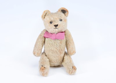 Lot 101 - ‘Pery’, a very rare Steevans Manufacturing Teddy Bear with button in ear, circa 1918