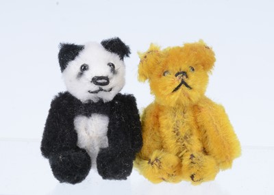 Lot 112 - Two post-war Schuco miniature teddy bears