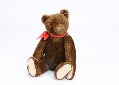 Lot 133 - A rare Steiff US Zone 1947-53 brown teddy bear