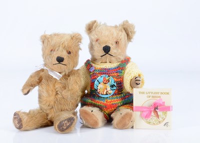 Lot 135 - Two small post-war Chiltern Hugmee teddy bears