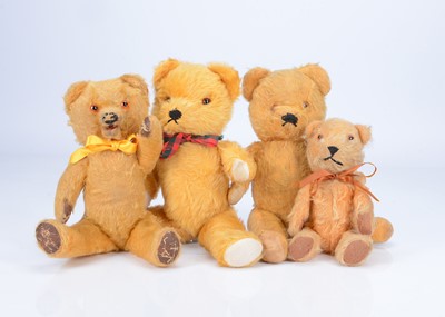 Lot 143 - Four post-war teddy bears