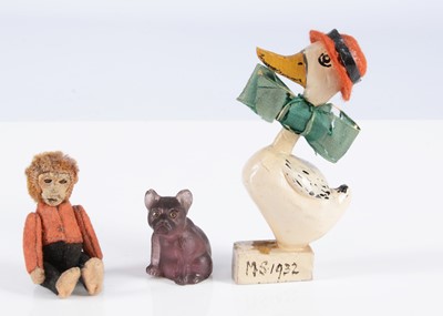 Lot 155 - A 1920s Schuco miniature monkey