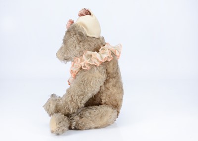 Lot 157 - A rare large Steiff brown tipped mohair Teddy Clown bear, with provenance circa 1927