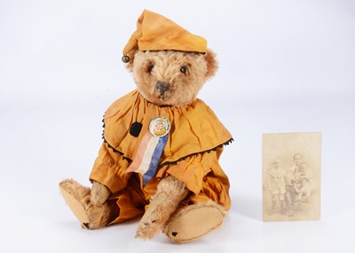 Lot 159 - A rare early apricot mohair Steiff bear with provenance, probably circa 1905
