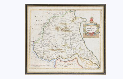 Lot 162 - A late 17th century Robert Morden map of The East Riding of Yorkshire