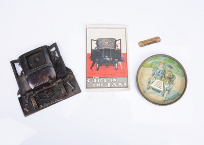 Lot 165 - A ‘The Girl in a Taxi’ bronze calendar