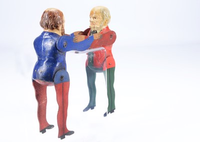 Lot 179 - A late 19th century Albin Amende Sonneberg British Prime Minister political wrestling toy