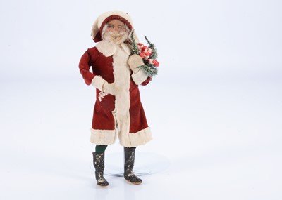 Lot 192 - A 1930s British kid leather Father Christmas