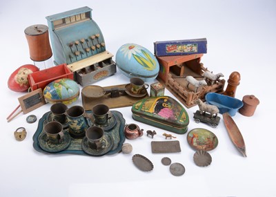 Lot 198 - Easter eggs and various toys