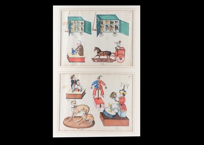 Lot 211 - Two original mid 19th century Thüringen sample book pages