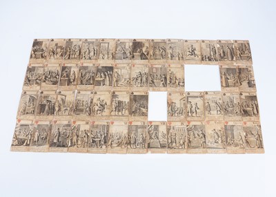Lot 233 - A rare near complete pack of Horrid Popish Plot playing cards, 1678 to 1701