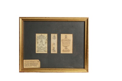 Lot 237 - Two 19th century original drawing for Spanish playing cards