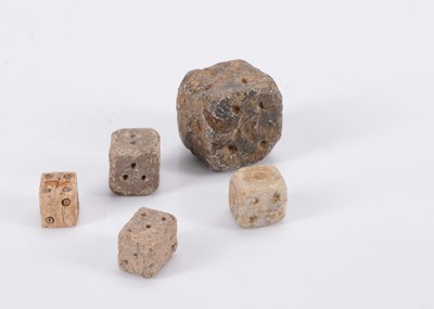 Lot 244 - Five ancient dice