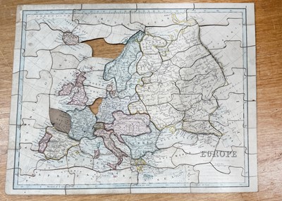 Lot 264 - A mid 19th century G. F. Cruchley ‘Europe’ dissected puzzle