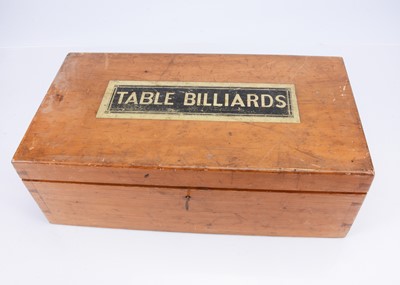 Lot 272 - An early 20th century F H Ayres Table Billiards