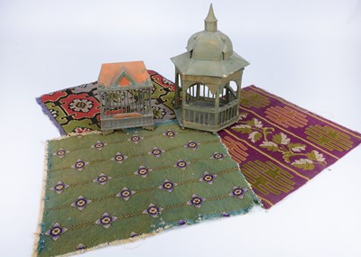 Lot 509 - Three 19th century wool work squares