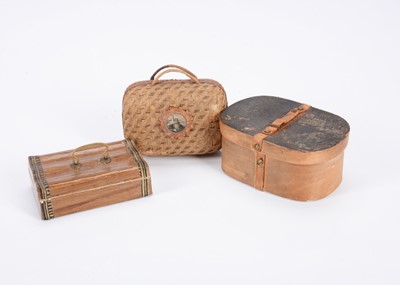 Lot 515 - Three pieces of fashion doll’s luggage