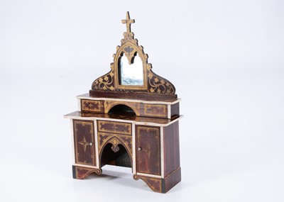 Lot 531 - A large 19th century Waltershausen dolls’ house sideboard