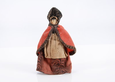 Lot 568 - An 19th century Grodnertal carved wooden dolls’ house doll