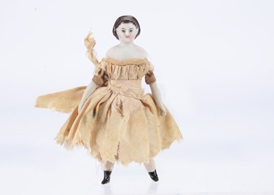 Lot 701 - An Alt, Beck & Gottschalk bisque shoulder-head dolls’ house boy doll