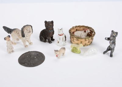 Lot 704 - Dolls’ house cats and dogs