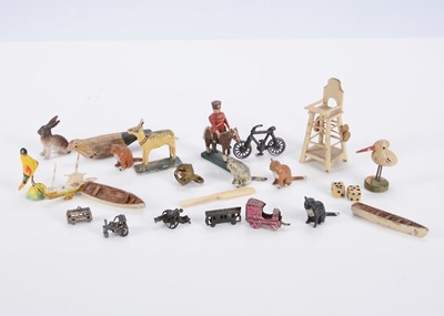 Lot 713 - Dolls’ house toys for the nursery