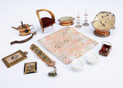 Lot 737 - Earlier dolls’ house chattels