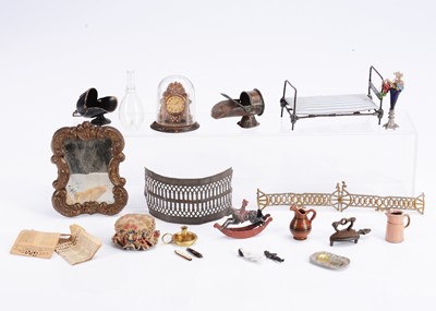 Lot 774 - Various 19th century dolls’ house chattels