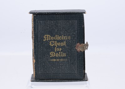 Lot 789 - A dolls or dolls’ house ‘Medicine Chest for Dolls’