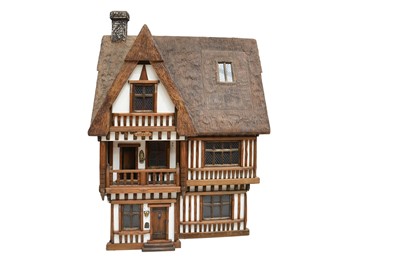 Lot 805 - A Robert Stubbs Tudor style timbered ‘The Gables’ dolls’ house