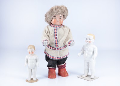 Lot 854 - Three china Frozen Charlies