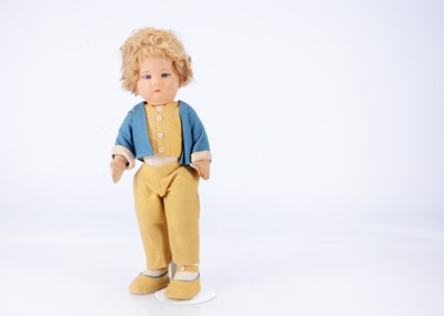 Lot 878 - A 1930s Chad Valley Bambina boy doll