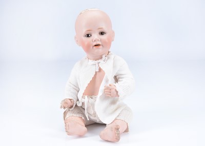 Lot 885 - A Kestner 247 bisque headed baby doll.