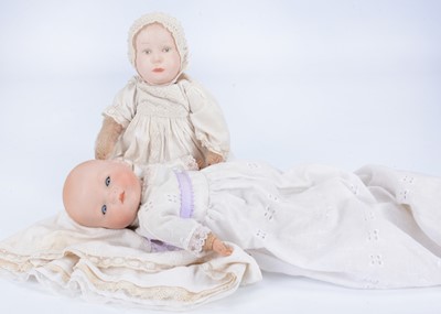 Lot 891 - Two baby dolls