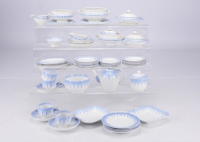 Lot 910 - An 19th century child's blue and white Copeland tea set